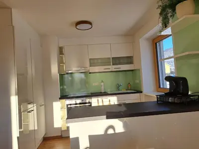 Küche/Küchenzeile in der Unterkunft Bergpanorama