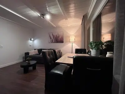 Ein Sitzbereich in der Unterkunft Appartement 412 Kunners Oostenrijk