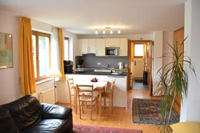 Küche/Küchenzeile in der Unterkunft Apartment Denk