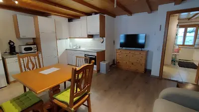 Küche/Küchenzeile in der Unterkunft Ferienwohnung