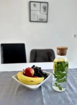 Essen in der Ferienwohnung oder in der Nähe