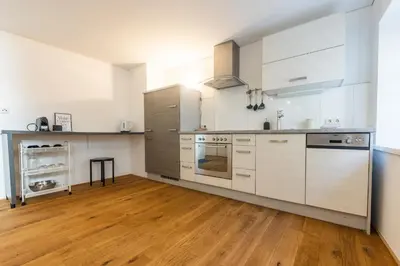 Küche/Küchenzeile in der Unterkunft City Apartment in der Bregenzer Innenstadt