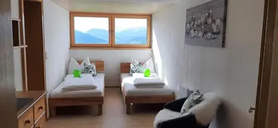 Ein Bett oder Betten in einem Zimmer der Unterkunft Antoniushof