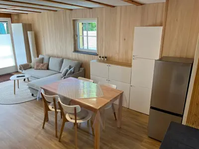 Küche/Küchenzeile in der Unterkunft Tiny Haus Dornbirn