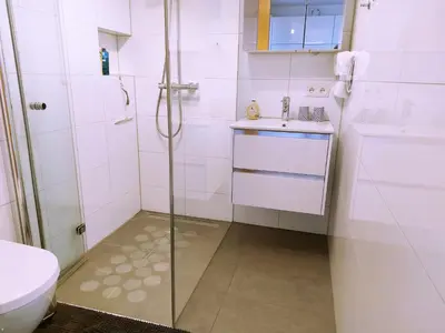 Ein Badezimmer in der Unterkunft Wohnung *AusZeit*