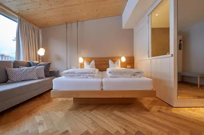 Ein Bett oder Betten in einem Zimmer der Unterkunft Hotel Rössle