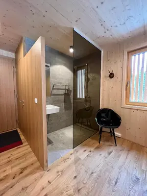 Ein Badezimmer in der Unterkunft Apartment Eiler - Mellau