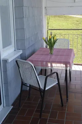 Ein Balkon oder eine Terrasse in der Unterkunft Haus Eberle