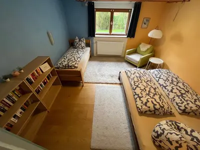 Ein Bett oder Betten in einem Zimmer der Unterkunft Baers Mountain Stay Außerbraz