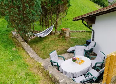Ein Garten an der Unterkunft Haus Theresia Rüf