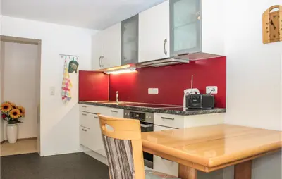 Küche/Küchenzeile in der Unterkunft Ferienwohnung - Wald Am Arlb
