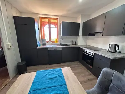 Küche/Küchenzeile in der Unterkunft Haus Sonnenblick