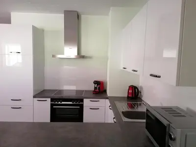 Küche/Küchenzeile in der Unterkunft Ferienwohnung Ulrike