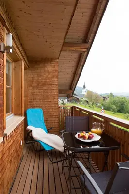 Ein Balkon oder eine Terrasse in der Unterkunft Haus Elfriede