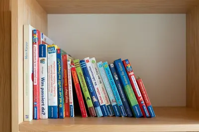 Die Bibliothek im Ferienhaus