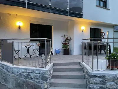 Ein Balkon oder eine Terrasse in der Unterkunft Rosis Ferienwohnung