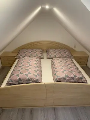 Ein Bett oder Betten in einem Zimmer der Unterkunft Haus CM