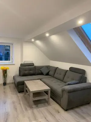 Ein Sitzbereich in der Unterkunft Haus CM
