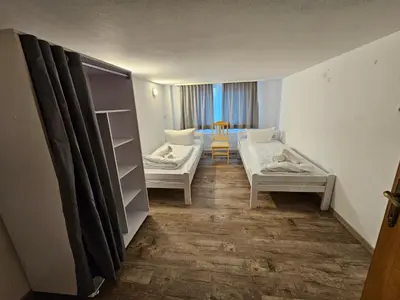 Ein Bett oder Betten in einem Zimmer der Unterkunft B76, Lauterach, Vorarlberg Apartments