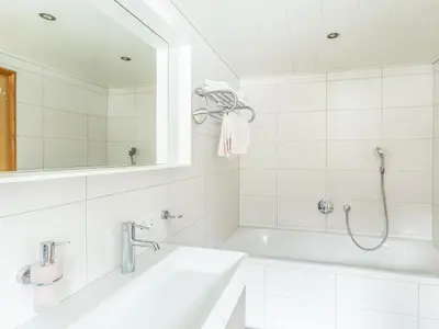 Ein Badezimmer in der Unterkunft Ferienhaus Alpenflora