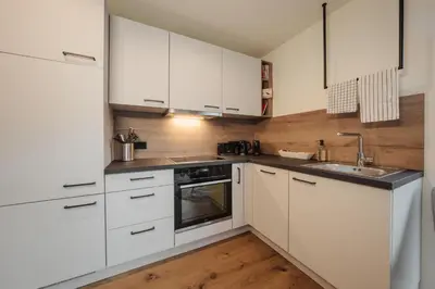 Küche/Küchenzeile in der Unterkunft Ferienwohnung Schiebakopf