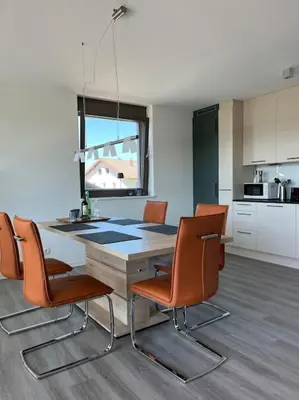 Küche/Küchenzeile in der Unterkunft Sonnige Wohnung mit schöner Aussicht in Wolfurt