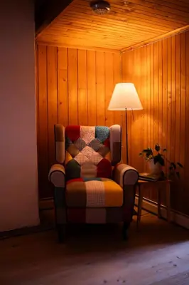 Ein Sitzbereich in der Unterkunft Haus OmaGermana
