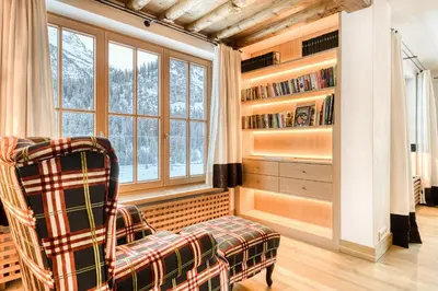 Ein Sitzbereich in der Unterkunft Chalet Lilly - Luxury by A-Appartments mit Ski in - Ski out