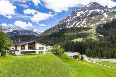 Naturlandschaft in der Nähe des Chalets