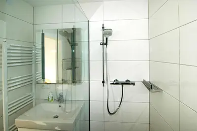 Ein Badezimmer in der Unterkunft Mittelberg Ferienwohnung
