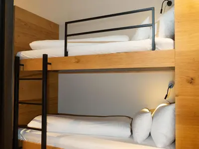 Ein Bett oder Betten in einem Zimmer der Unterkunft Apartment in Schröcken near Ski Arlberg