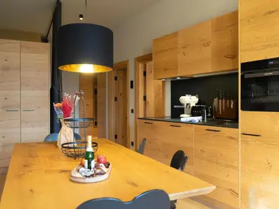 Küche/Küchenzeile in der Unterkunft Wohnung in Schröcken nahe Ski Arlberg