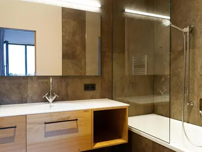Ein Badezimmer in der Unterkunft Wohnung in Schröcken bei Ski Arlberg