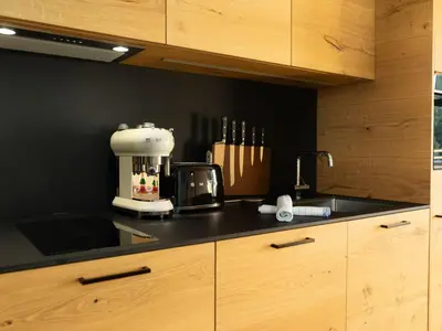 Küche/Küchenzeile in der Unterkunft Wohnung in Schröcken nahe Ski Arlberg