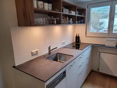 Küche/Küchenzeile in der Unterkunft Ferienwohnung Dornbirn City