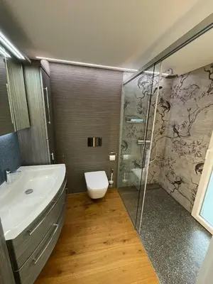 Ein Badezimmer in der Unterkunft Schöne Wohnung in Feldkirch