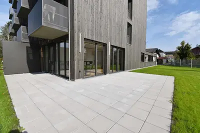 Das Gebäude in dem sich die Ferienwohnung befindet