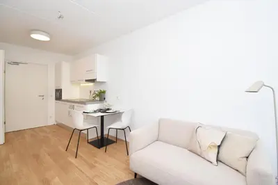 Küche/Küchenzeile in der Unterkunft Ferienwohnung in Hard am Bodensee