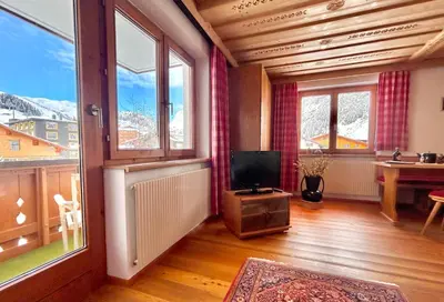 TV/Unterhaltungsangebot in der Unterkunft Haus Wallis by stayFritz - Ski-In Ski-Out Zimmer 'garni' am Arlberg