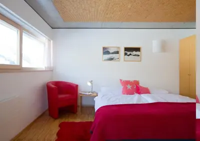 Ein Bett oder Betten in einem Zimmer der Unterkunft berg:doktr appartements