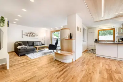 Küche/Küchenzeile in der Unterkunft Alpenferienwohnung