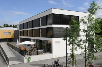 Das Gebäude in dem sich das Hotel befindet