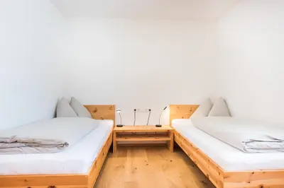 Ein Bett oder Betten in einem Zimmer der Unterkunft Damüls Appartements