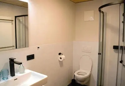 Ein Badezimmer in der Unterkunft Ferienwohnung Mian