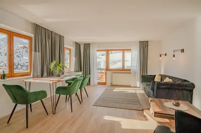 Ein Sitzbereich in der Unterkunft Lichterberg