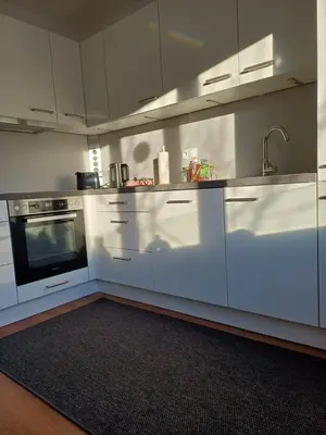 Küche/Küchenzeile in der Unterkunft Ruhige Stadtwohnung, 107 m2