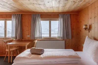 Ein Bett oder Betten in einem Zimmer der Unterkunft Ferienhaus Erath