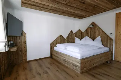 Ein Bett oder Betten in einem Zimmer der Unterkunft Chalet 1593
