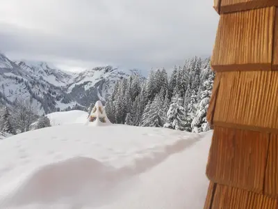 Berghof Ferienhaus im Winter