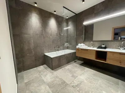 Ein Badezimmer in der Unterkunft Heimat 1495m Appartement TYP 8